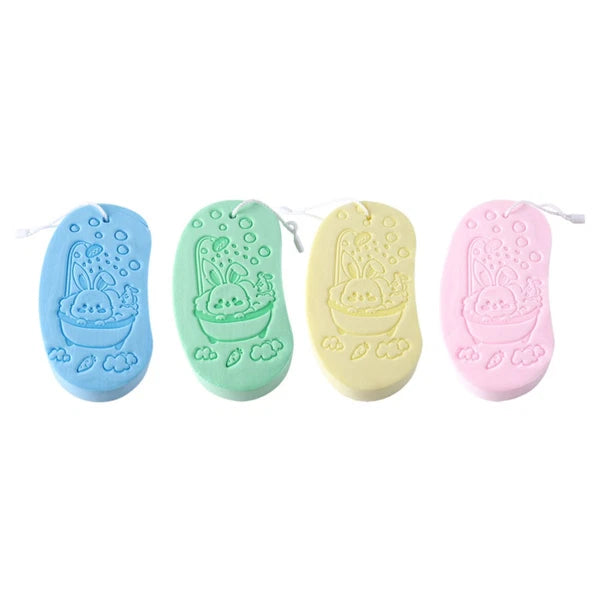 4 Pcs Bath Sponge Child Shower Loofah Sponges for Children Soft Baby Brush