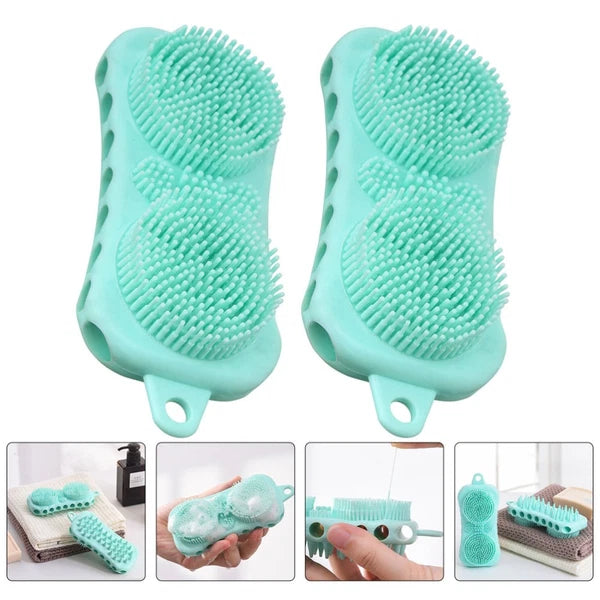 2 Pcs Shampoo Brush Massager Bath Brushes Baby Tool