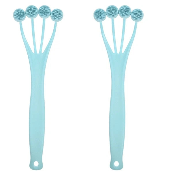 2 Pack Exfoliating Bath Brush Man for Bathroom Women Skin