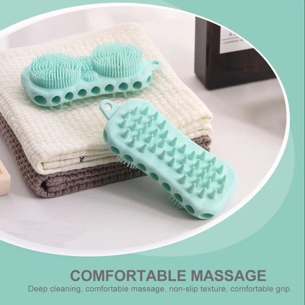2 Pcs Shampoo Brush Massager Bath Brushes Baby Tool