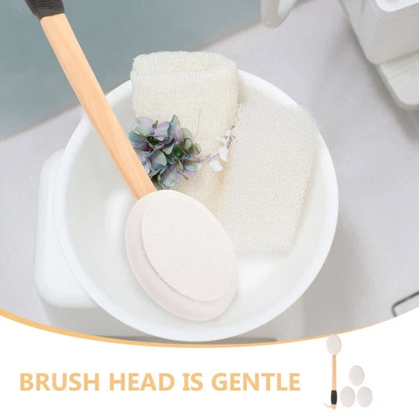 Anti-slip Bath Brush Set Man Miss Cream Back Applicator Moisturizer