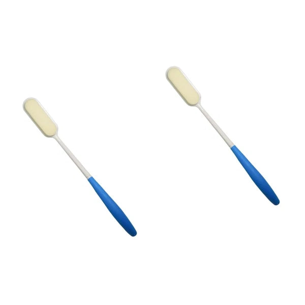 2 Pcs Long-handled Bath Scrubber Man Child Loofah Brush Back Scrubbing Shower