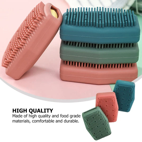 3 Pcs Bath Brushes Cleaning Scrubber Bath Massage Exfoliator