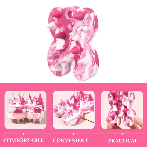 Shampoo Brush Exfoliating Body Scrubber Brushes for Shower Bath Cleaning