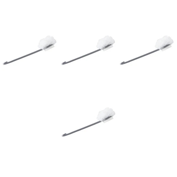 Set of 4 Bath Ball Brush Child Back Scrubber Exfoliating with Handles