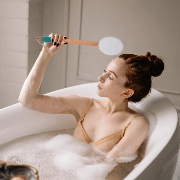 Bath Brush Exfoliating Loofah Scrubber for Body Skin Exfoliator Shower