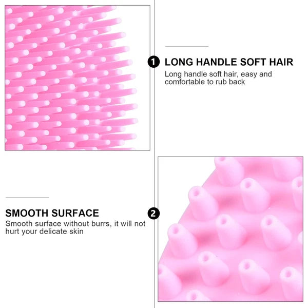 2 Pieces Bath Brush Shower Scrubber for Bathing Supplies