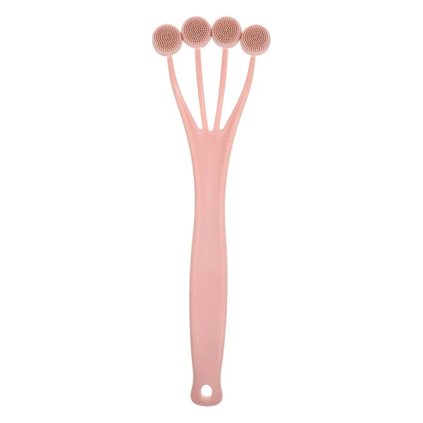 5 PCS Exfoliating Bath Brush Body Scrubber for Shower Long Handle