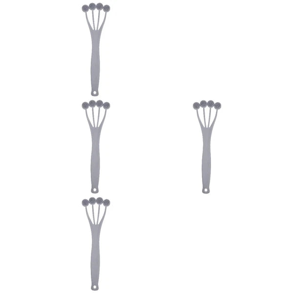 4 PCS Exfoliating Bath Brush Brushes for Women Shower Back Scrubber