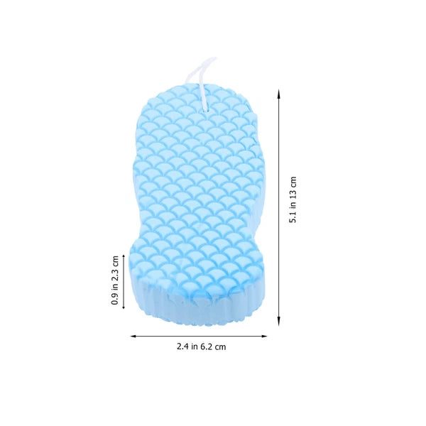 2 Pcs Baby Bath Sponge Man Back Scrub Brush Exfoliant for Shower Bathing