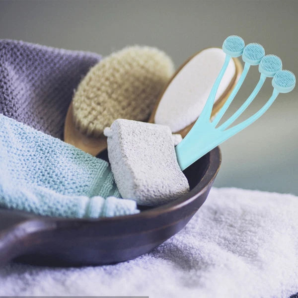 Exfoliating Bath Brush Back Scrubber Shower Long Handle for Tool