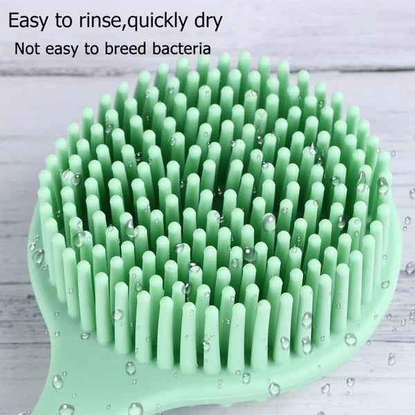 Bath Brush Man Silicone Exfoliator Skin Scrubber Back for Shower
