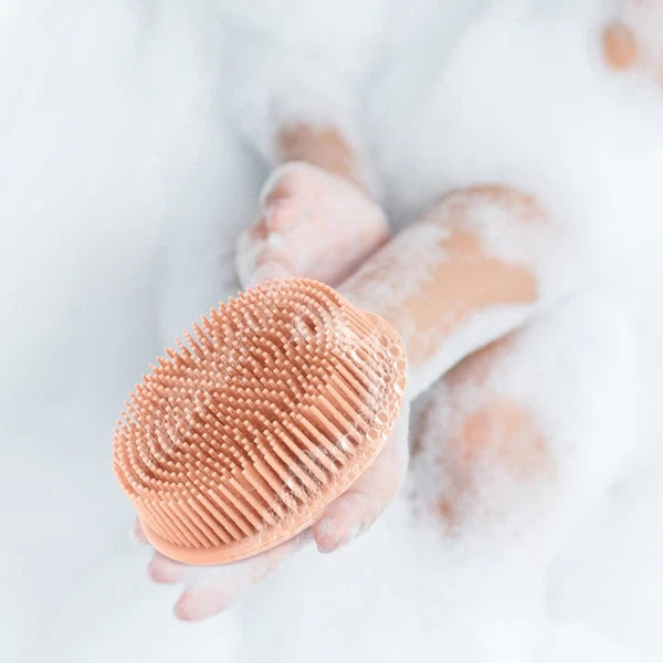 Bath Brush Exfoliating for Body Soft Silicone Scrubber