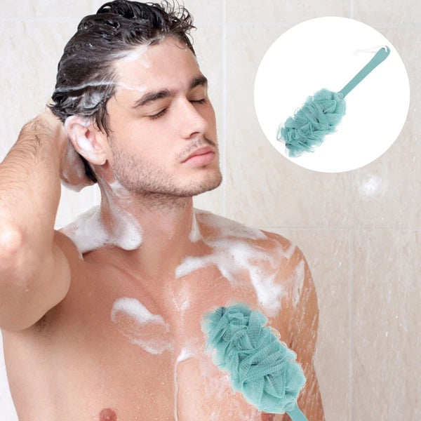 Bath Brush Man Bathroom Scrubber Back Lotion Applicator for Women