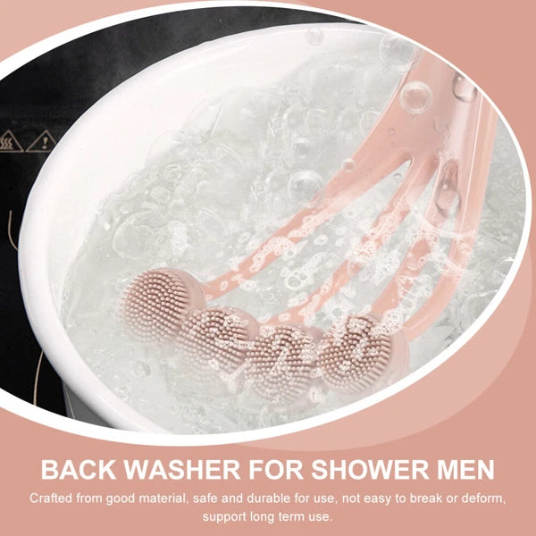 Back Cleaner for Shower Exfoliating Brush Body Scruber Scrubber Bath Itching