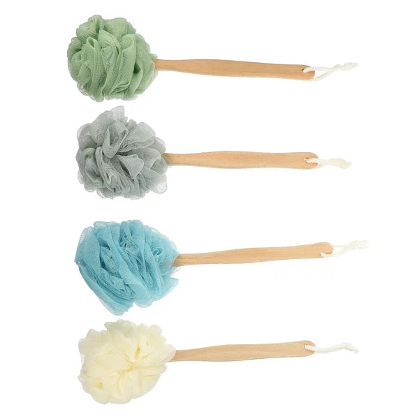 4 Pcs Bath Brush Rubs Back Ball Body Scrubber Miss Scratcher for Shower