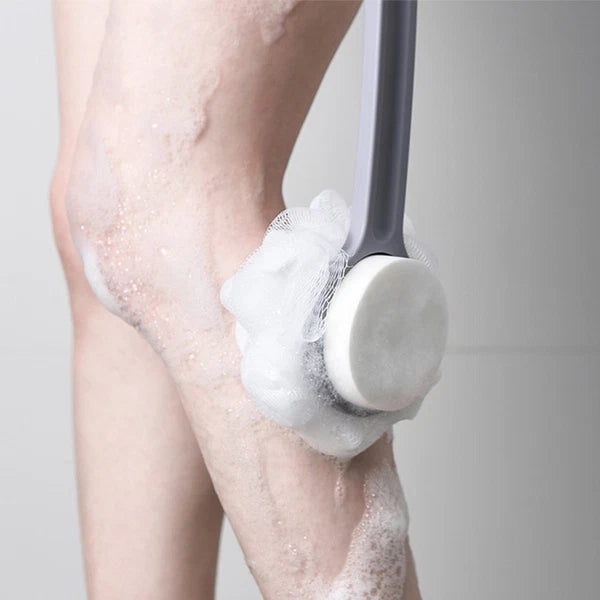Bath Ball Brush Child Shower Back Exfoliating Scrubber with Handles