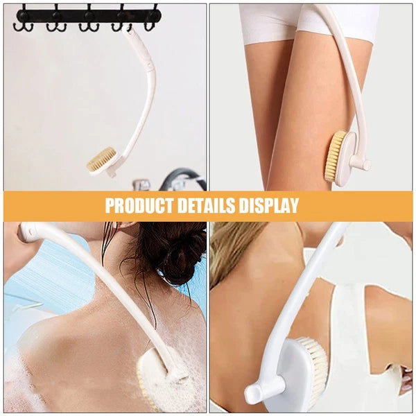 Long Handle Bath Brush Elder Man Body Cleaning Back Exfoliator for Shower