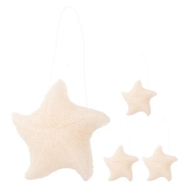 4 Pcs Sponge Bath Brush Toddler Baby Shower Scrubber for Bathing