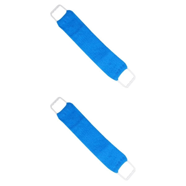 2 Pack Bath Towel Exfoliating Back Shower Man Miss Scrubber Brush