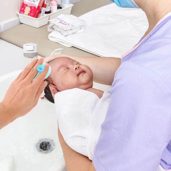 Baby Bath Brush Gentle Cleanser Cleansing Silicone Scrubbers Shower