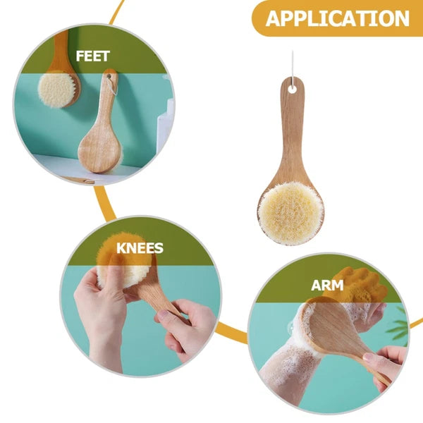 Bath Shower Scrubber Exfoliating Body Scrubber Shower Loofah Brush
