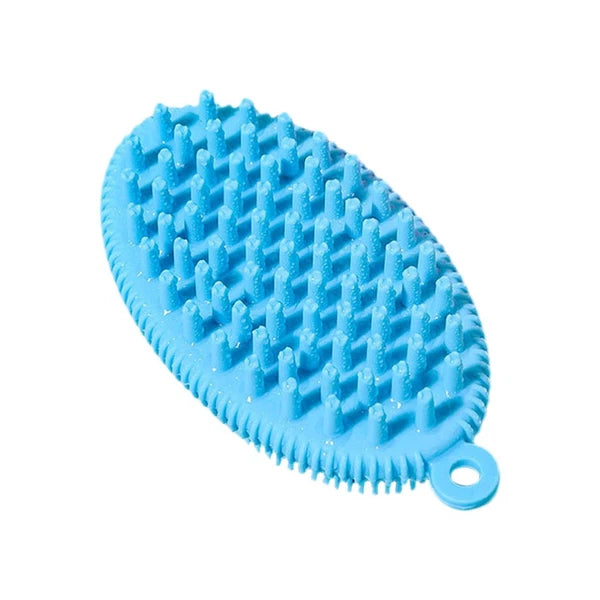 Bath Child Body Exfoliator Hand Held Silicone Scrubber