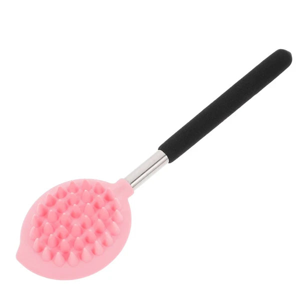 Silicone Bath Brush Man Body Scrubbers Back Exfoliating Tool for
