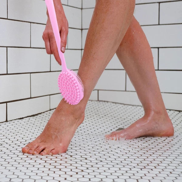 2 Pieces Bath Brush Shower Scrubber for Bathing Supplies